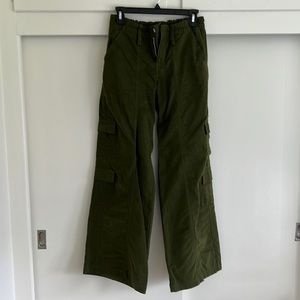 Motel Rocks green cargo baggy pants